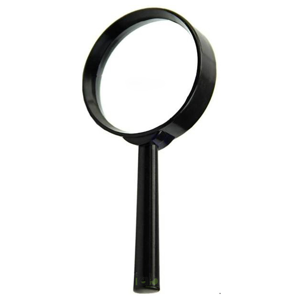 Hand Lens with Black Plastic Case